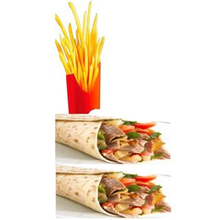 2 Lahmacun + 1 Patatas Fritas