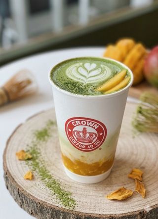 Mango Matcha Latte 16 OZ
