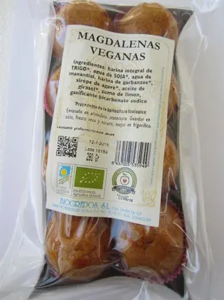Magdalenas Veganas Biogredos 280Gr