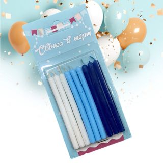 Прямі біло-сині 