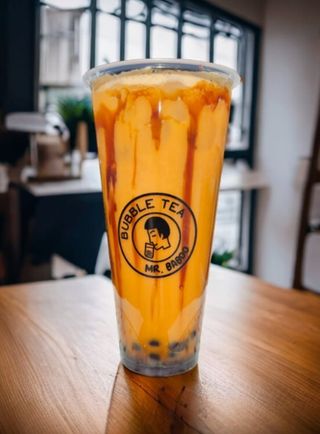 Batido con leche de thai té (700 ml.)