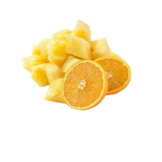 Fruta - Abacaxi e Laranja 