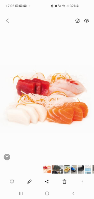 Sashimi mixto (12 pzs.)