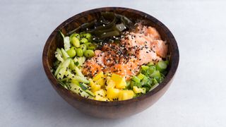 Special salmon bowl