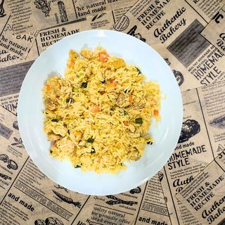 Riso basmati, pollo e verdure