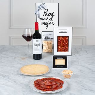 Caja Picoteo Gourmet Para El Mejor Padre