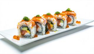 105. Uramaki salmone
