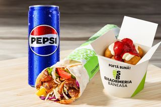 MENIU SHAORMA VITA-CURCAN-OAIE CU DESERT & BAUTURA