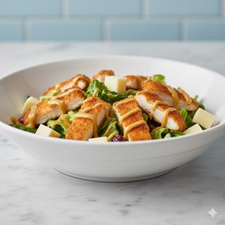 Ensalada de pollo crujiente