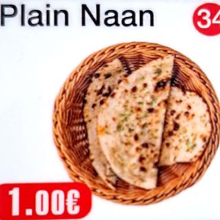 34 Plain Naan