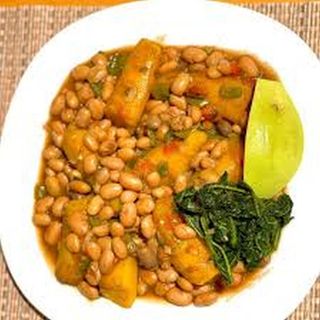 Half Pilau, Half Katogo Matooke And Beans