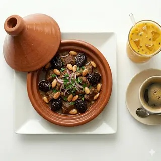 Tajine De Ternera Con Ciruela Y Almendra