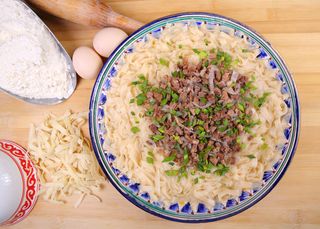 Бешбармак с бараниной  (520 гр.)