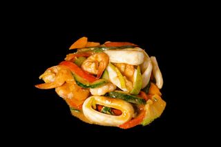 Gamberi e Calamari WOK