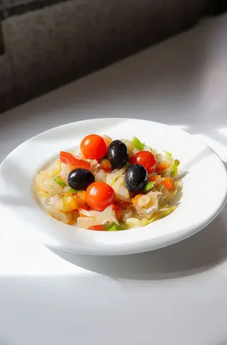 Ensalada De Esqueixada De Bacalao
