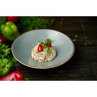 Салат с копченной курицей