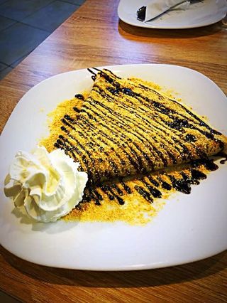 Slatka palačinka sa kremom