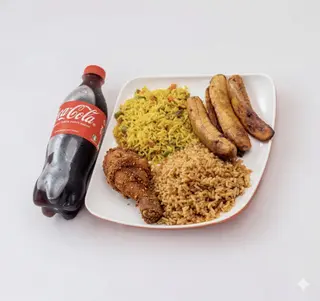 Mixed Rice + Protein + Side + Drink