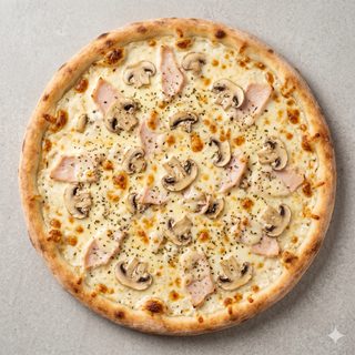 Pizza Carbonara 26 Cm.