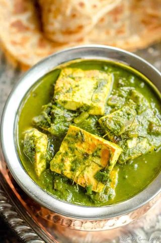 Paneer methi palak