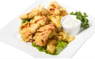 76. Tempura di salmone