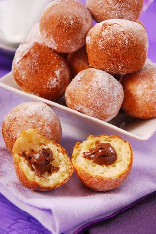 Scazzuoppoli con Nutella