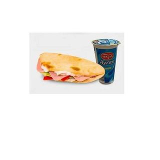 Combo Sandwich cu sunca + Ayran 250mL