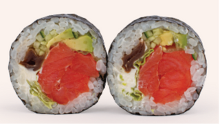 114.Futomaki - Wędzony Pstrąg (6szt.)