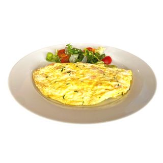 Omelette au saumon