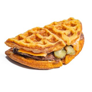 NOT SO CHEESEBURGER WAFFLE