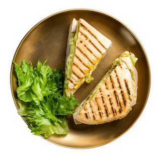 Panini con pollo y queso