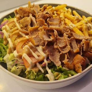 Kebab no prato Vaca/Beef Kebab Bowl