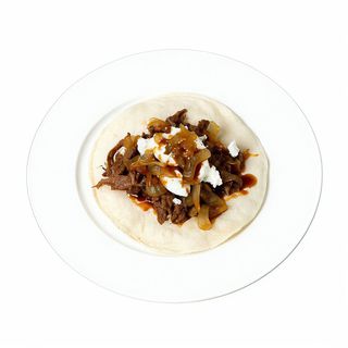 Arepa carne de cabra
