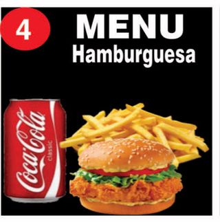Menú Hamburguesa 