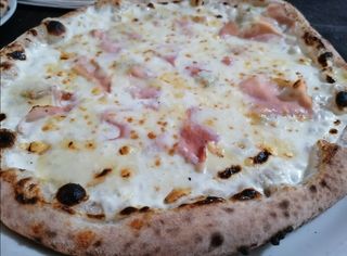 Pizza panna e prosciutto cotto a 1 kg