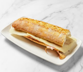 Bocadillo De Bacón Con Queso