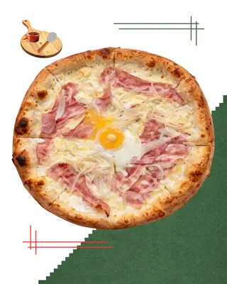 Pizza Carbonara (33 Cm.)