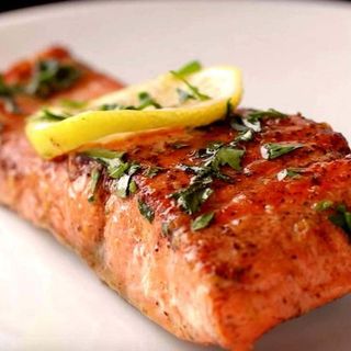 Стейк из форели на гриле 350гр