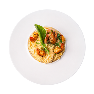  Risotto Scampi a l Ail   