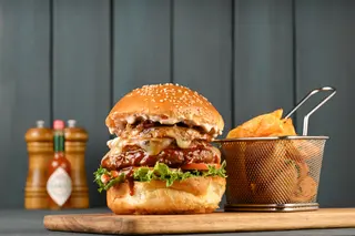 Cinnamon Honey and Pineapple Burger