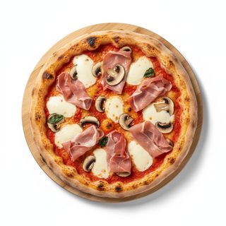 10 Prosciutto e funghi normale