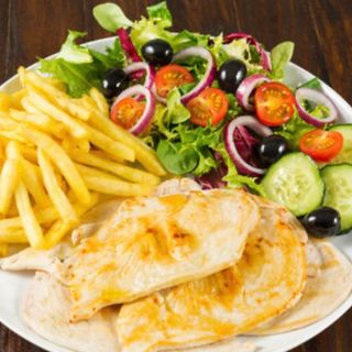 Plato Combinado De Pollo