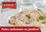 Pâtes Carbonara Au Jambon + Boisson au choix
