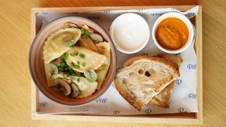 Вареники с картофелем и шампиньонами 