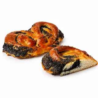 Булочка плюшка с маком (0.065 кг)