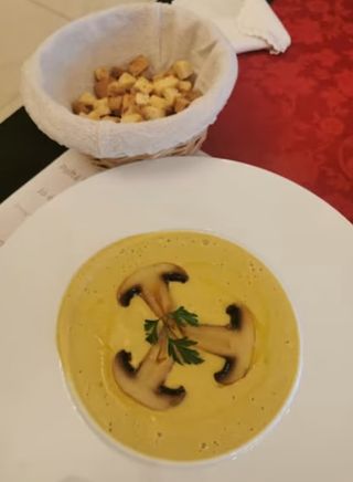 Supa crema de ciuperci