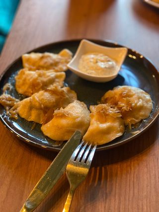 Pierogi z delikatnym twarogiem waniliowym