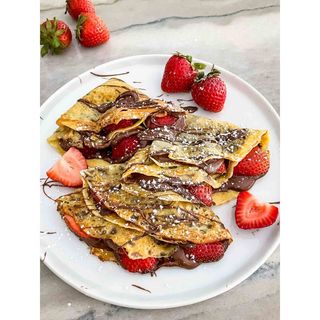 Nutella Crepe With Strawberry