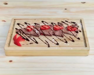 Quesadilha de Morango e Nutella