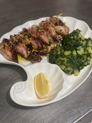 Punjene lignje sa gamborima 300gr